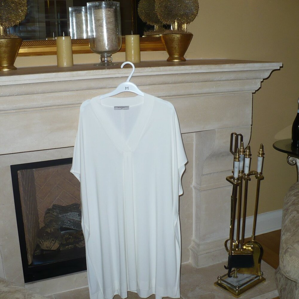 Brian Bailey ivory tunic, size M new